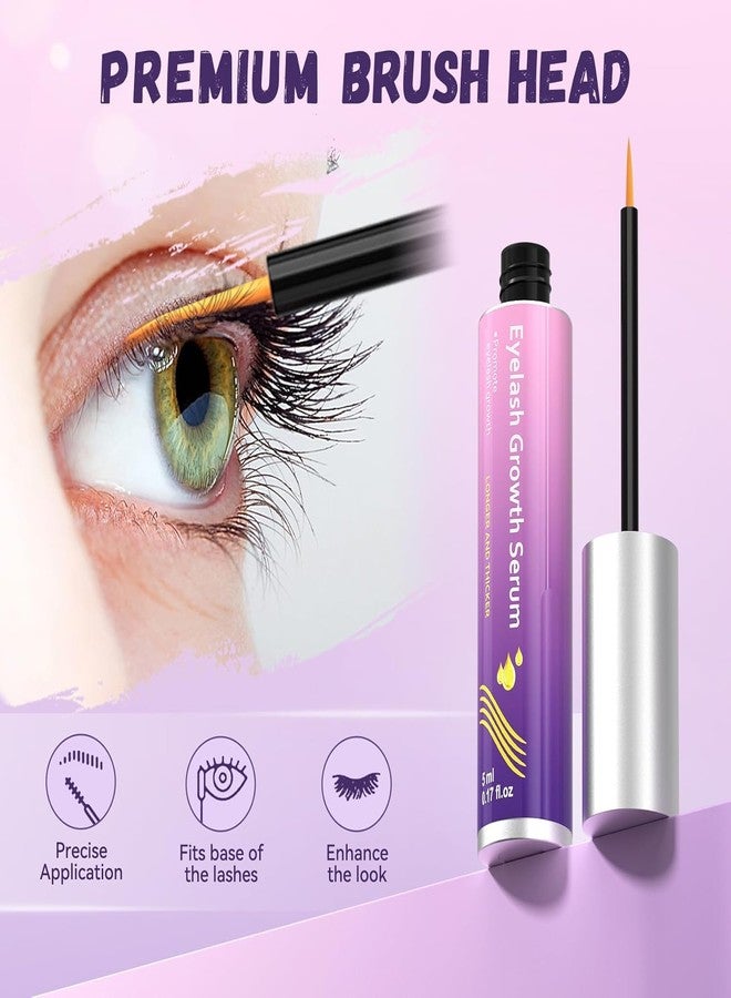 Vxzit Premium Eyelash Growth Serum, Thicker, and Fuller Lashes, Non-Irritating Formula- Green - Image 2